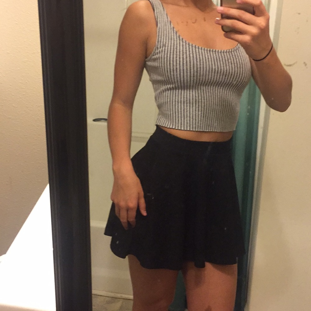 Black Skater Skirt